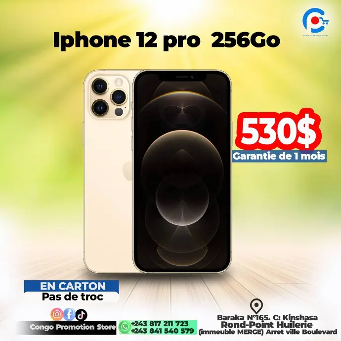 Iphone 12 pro 256Go